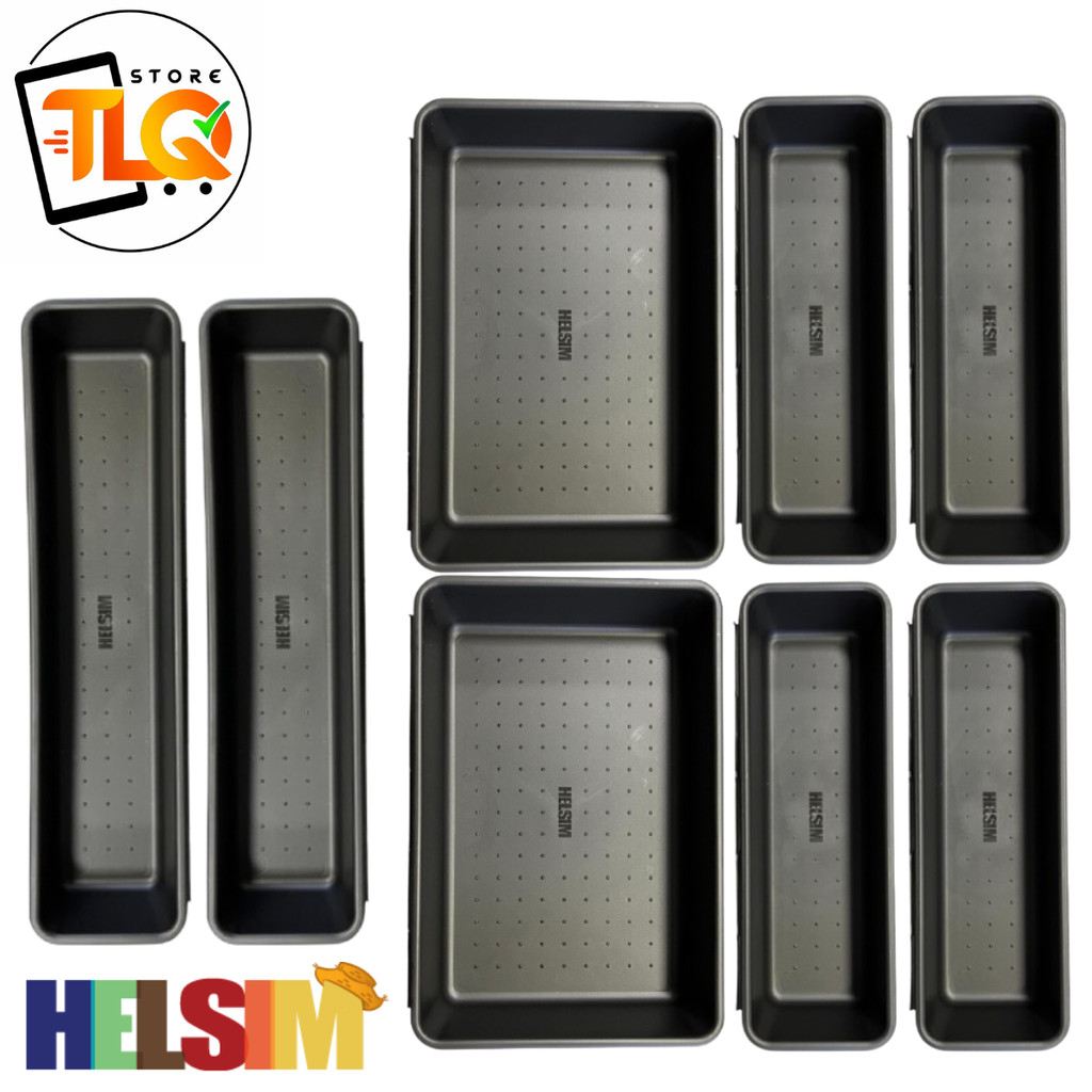 Organizador de Gaveta Helsim: 8 Peças Pretas!