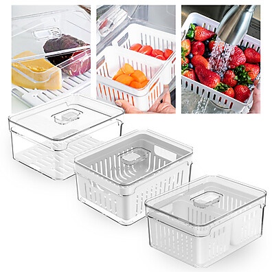 Organizador de Geladeira: Frescor e Organização!