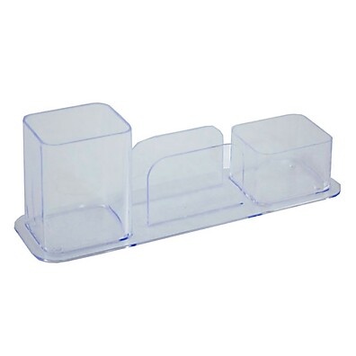 Organizador de Mesa Dello: Lápis, Clips e Lembretes