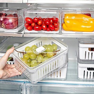 Organizador Geladeira 2,2L: Frescor e Organização!