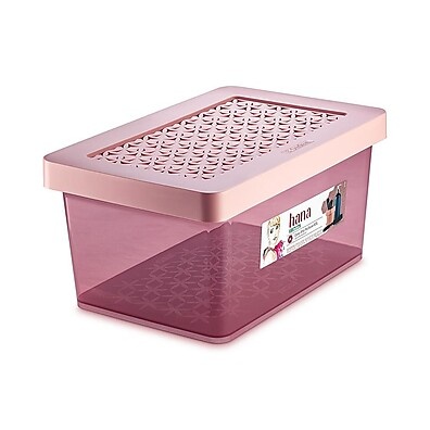 Organizador Hana 8,5L Rosé: Organize com Estilo!