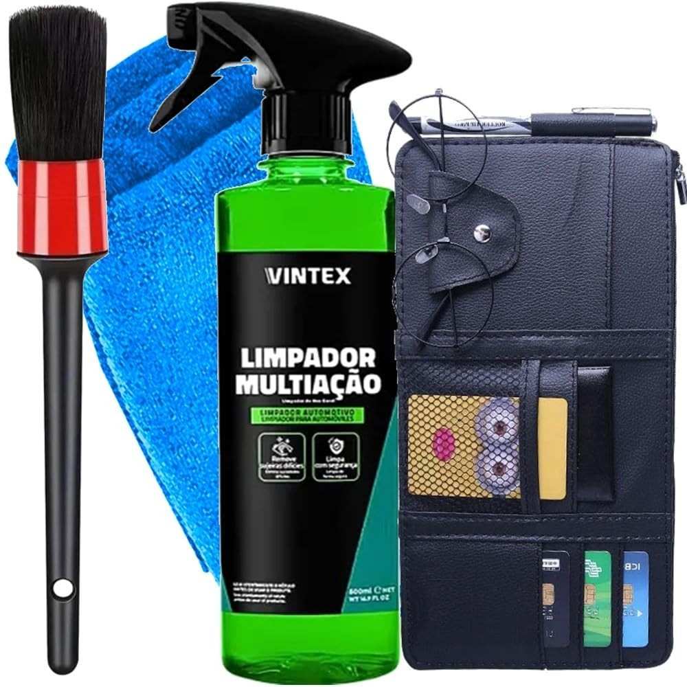 Kit Completo Limpeza e Organização Automotiva: Limpador Multiação + Organizador Karbox