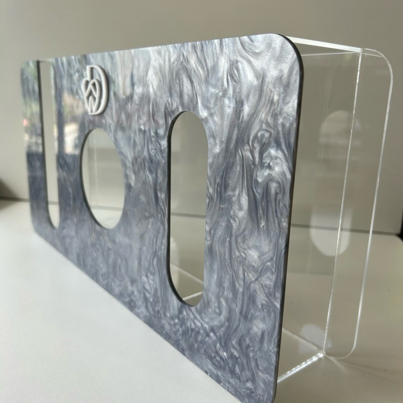 organizador-triplo-acrilico-personalizado-para-clinicas-e-estudios