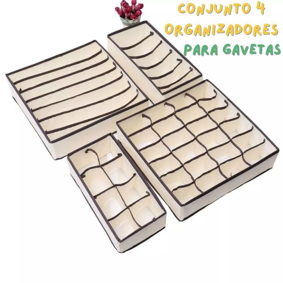 Organizadores Dobráveis Anti Poeira: Solução para Guarda-Roupa e Gavetas