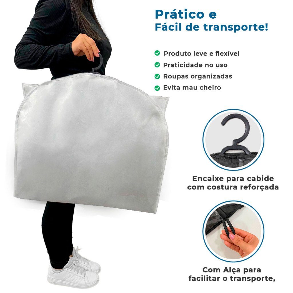 Capa de Terno Premium: Proteja e Organize!