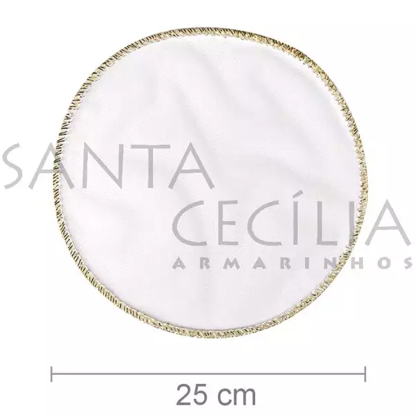 Organza Redonda Cobre Jarra 24 cm - 25 Unidades