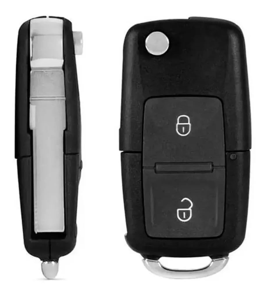 Capa Chave Canivete VW Saveiro G5, Golf, Fox - Modelo Original 2 Botões