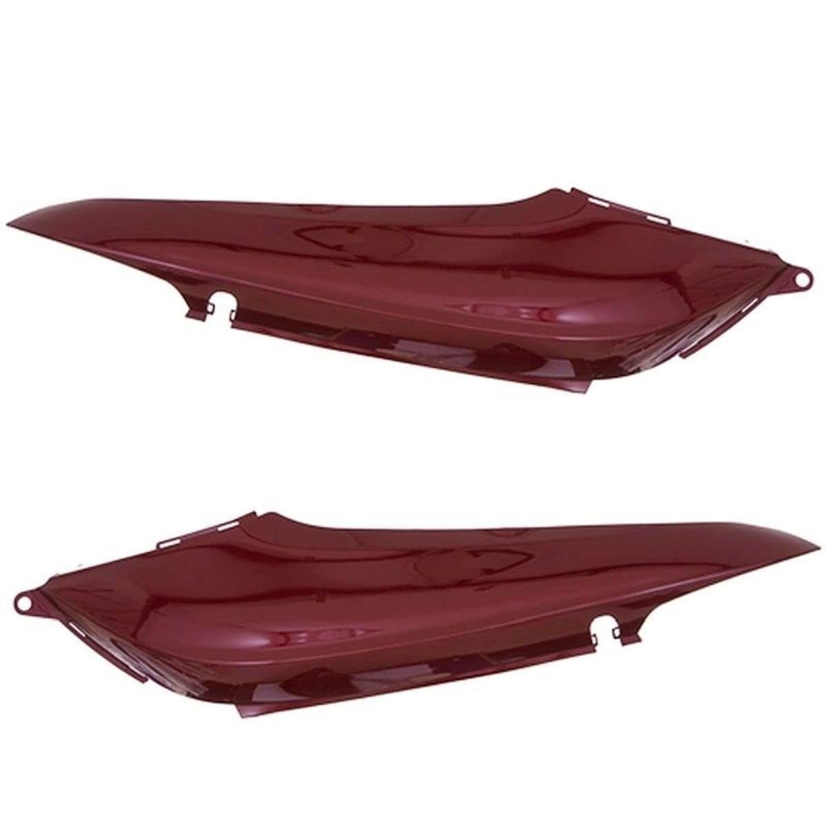 Tampa Lateral Vermelho Metálico Biz 125 + EX 2012: Estilo e Proteção Original