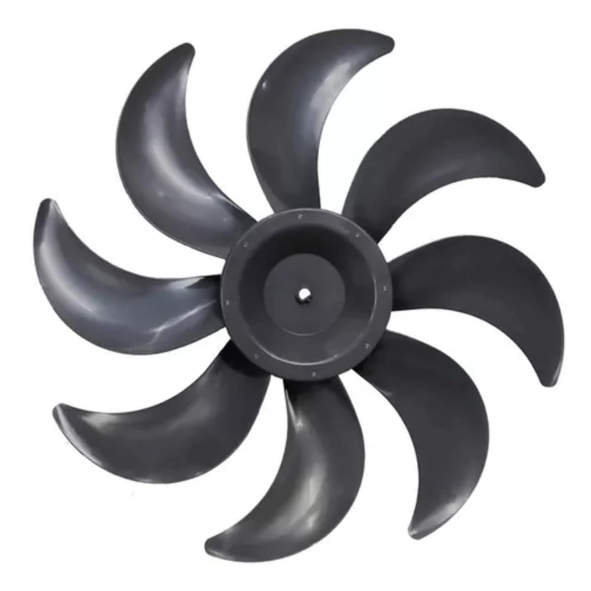 Hélice para Ventilador Britânia Turbo BVT480 8 Pás 40cm Cinza - Peça Original de Reposição