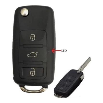 Capa Chave Canivete VW Gol G5 Fox Polo Jetta – Original