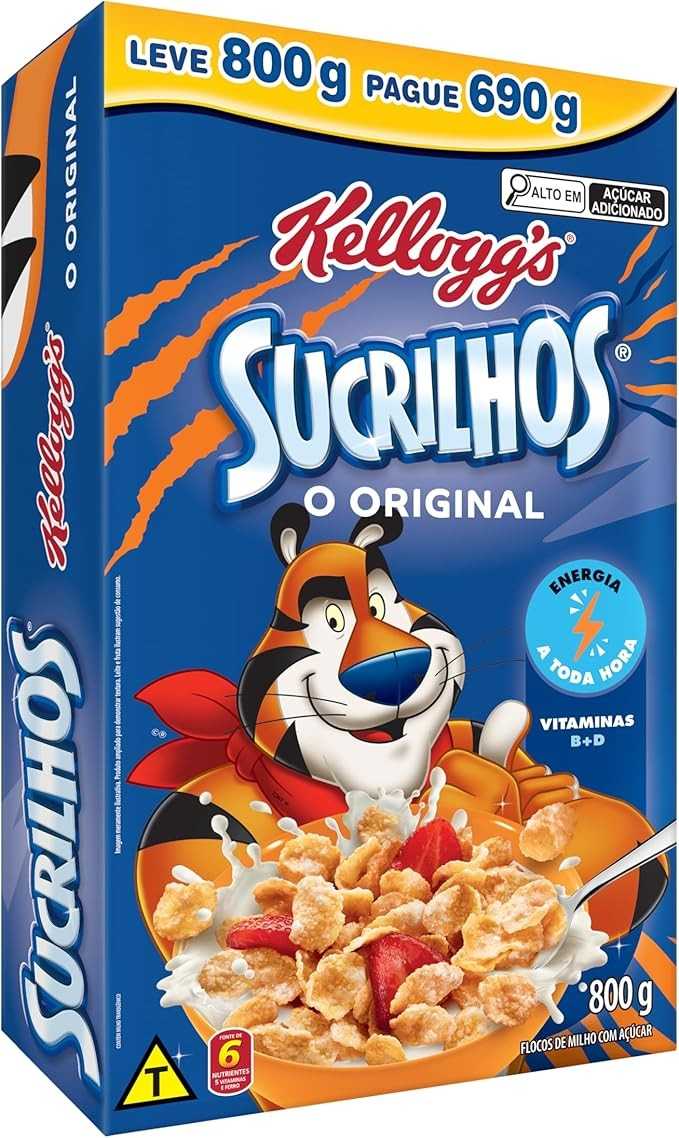 Cereal Sucrilhos® Original Kellogg's® Leve 800g Pague 690g.