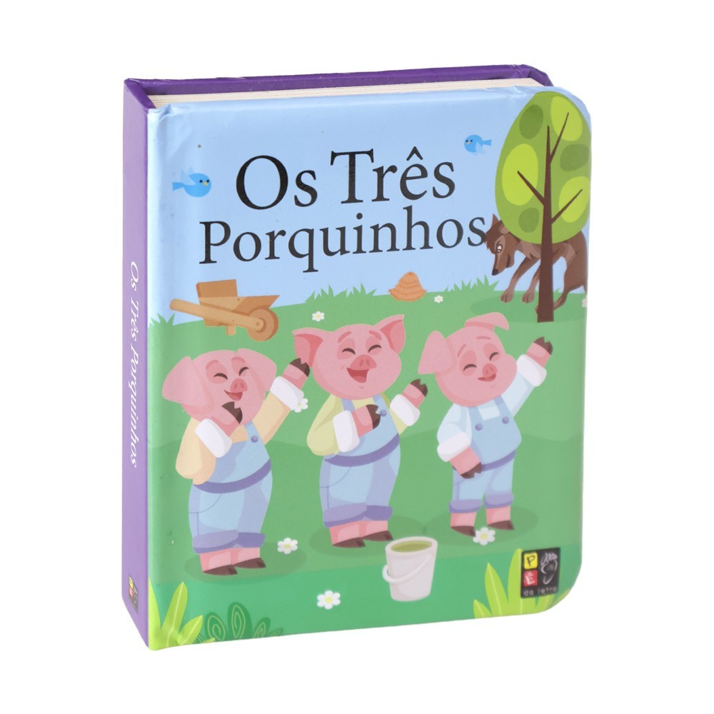 Os Três Porquinhos: Livro Acolchoado para Crianças