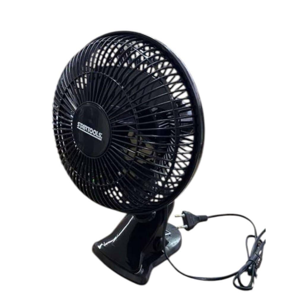 Ventilador de Mesa Portátil 127V 25W com Oscilação Automática, 2 Velocidades e Design Silencioso - Sortido
