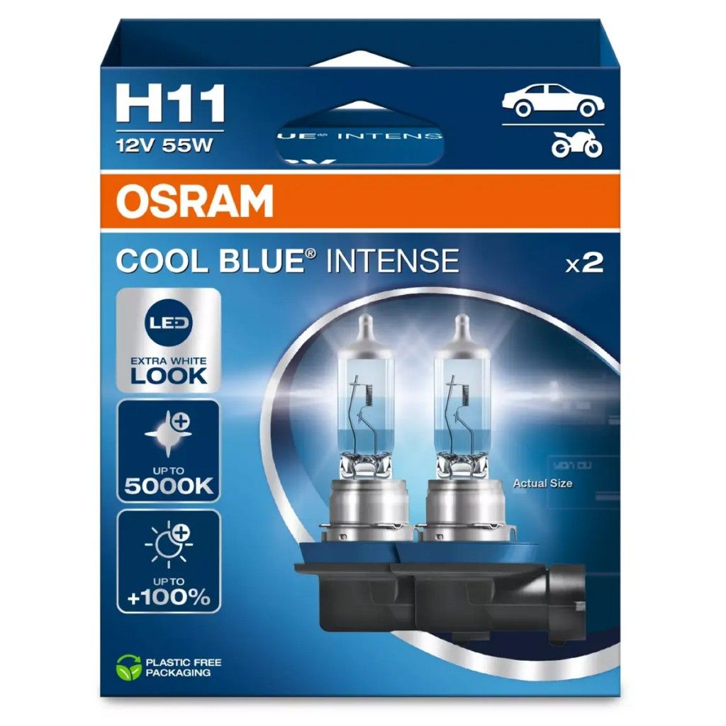 Osram Cool Blue Intense H11: Mais Brilho e Segurança!