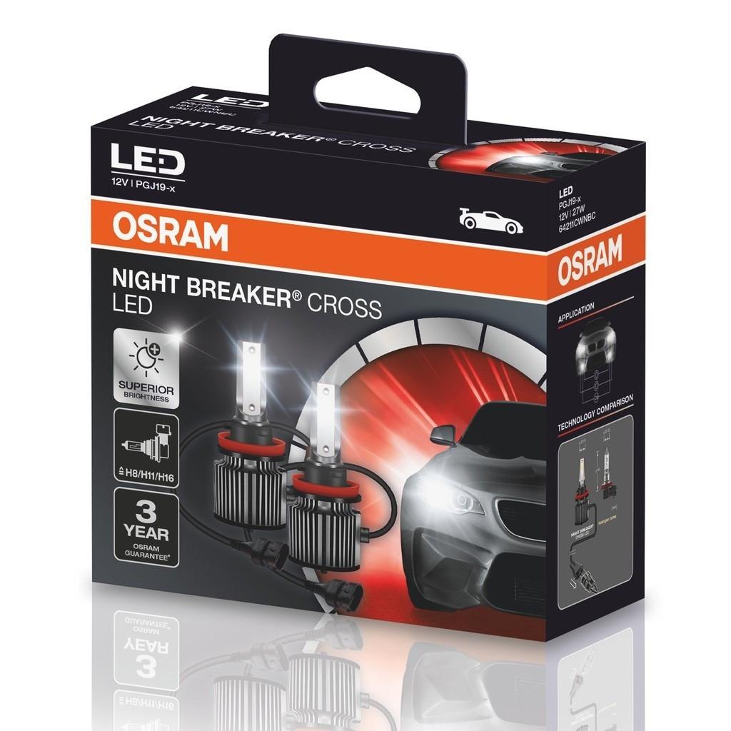 Osram Night Breaker Cross: Iluminação LED 6000K