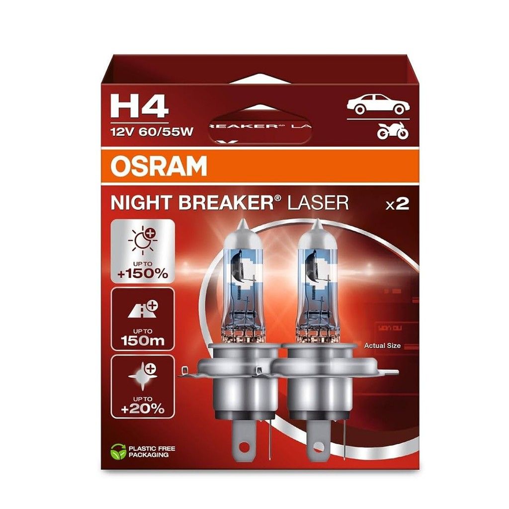 Osram Night Breaker Laser H4: Iluminação Premium