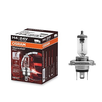 Osram TruckStar PRO H4: +Luz e Durabilidade