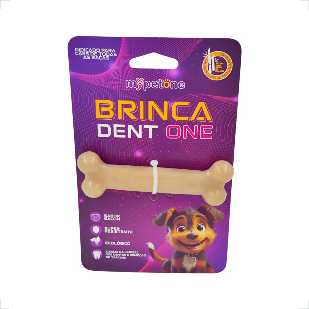 Osso de Bambu Brinca Dent: Limpeza e Diversão para Seu Cão!