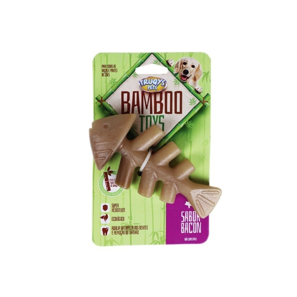 Osso de Bambu Trukys: Saúde e Diversão para Seu Pet!
