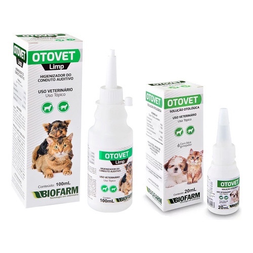 Otovet: Limpeza e Tratamento para Otite em Cães e Gatos