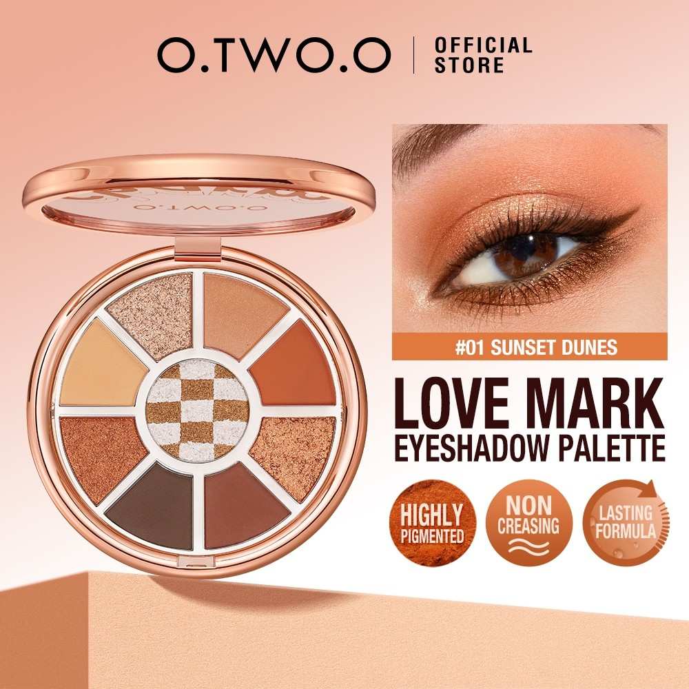 O.TWO.O Eyeshadow: Cores Vibrantes e Duradouras
