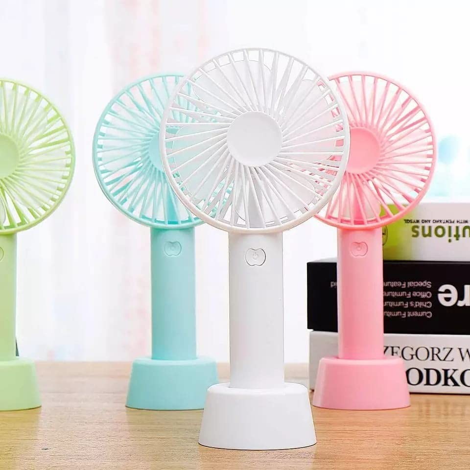 Mini Ventilador Portátil Recarregável USB 3 Velocidades | Ideal para Mesa ou Mão