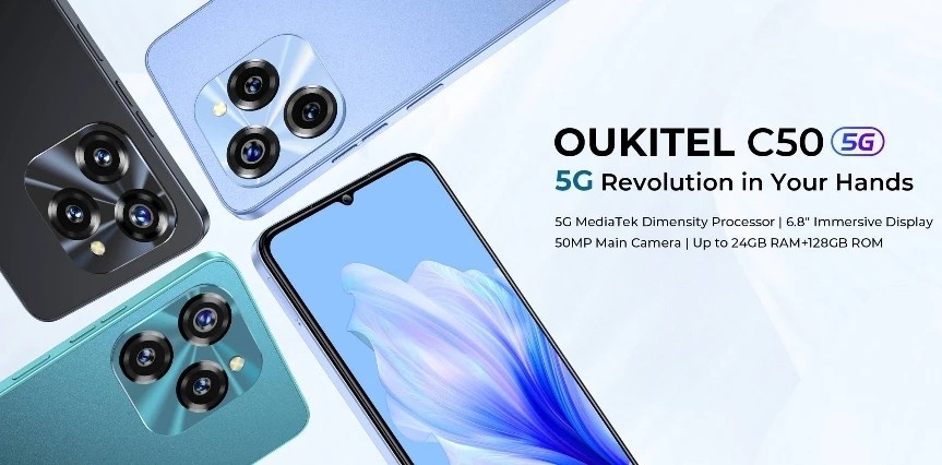 OUKITEL C50: O 4G que une Estilo e Performance!
