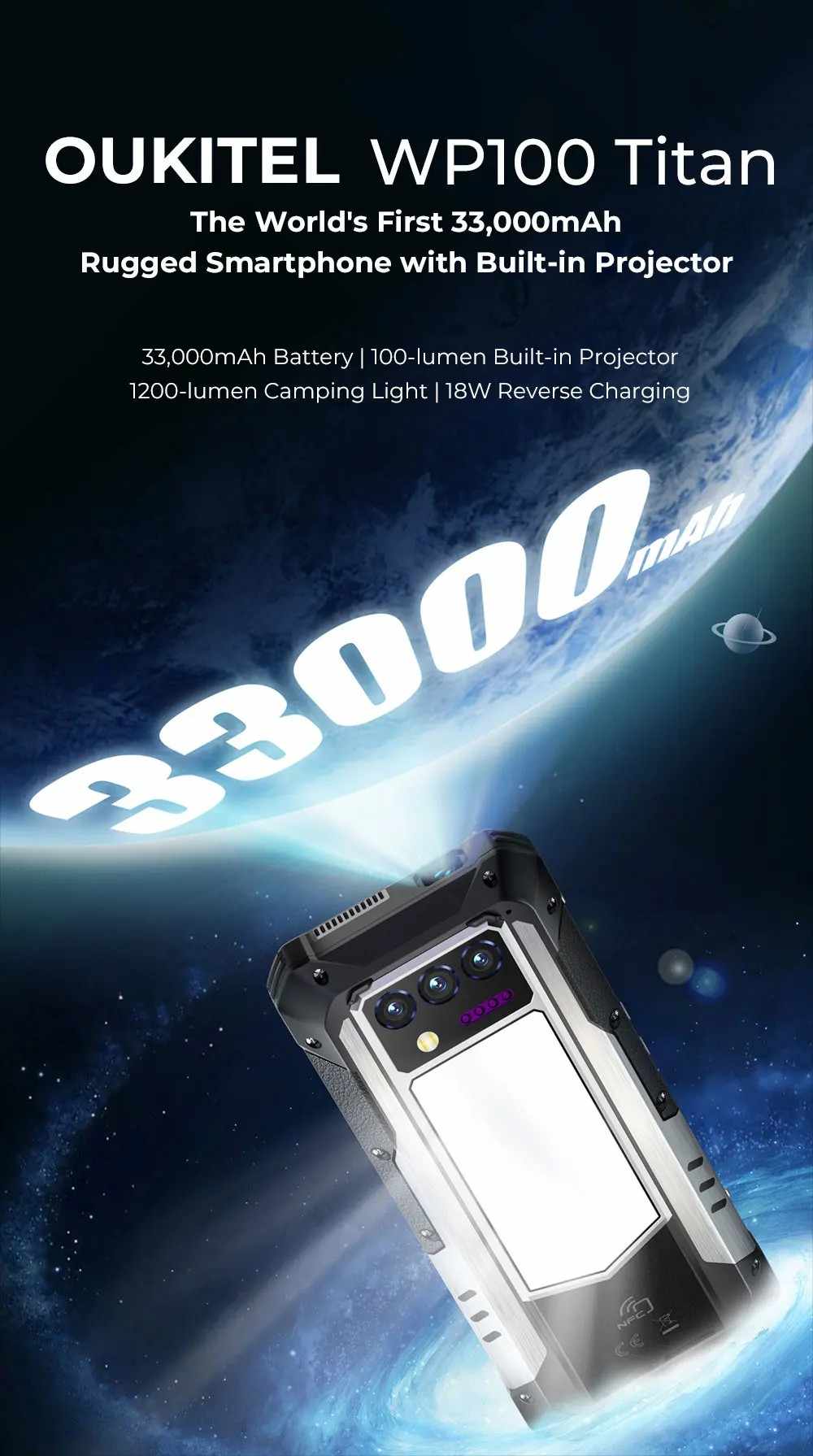 OUKITEL WP100 Titan: O Smartphone Indestrutível