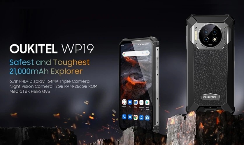 OUKITEL WP19: O Robusto 4G com Bateria Infinita!