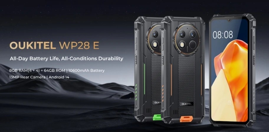 OUKITEL WP28E: O 4G Robusto e Imbatível!