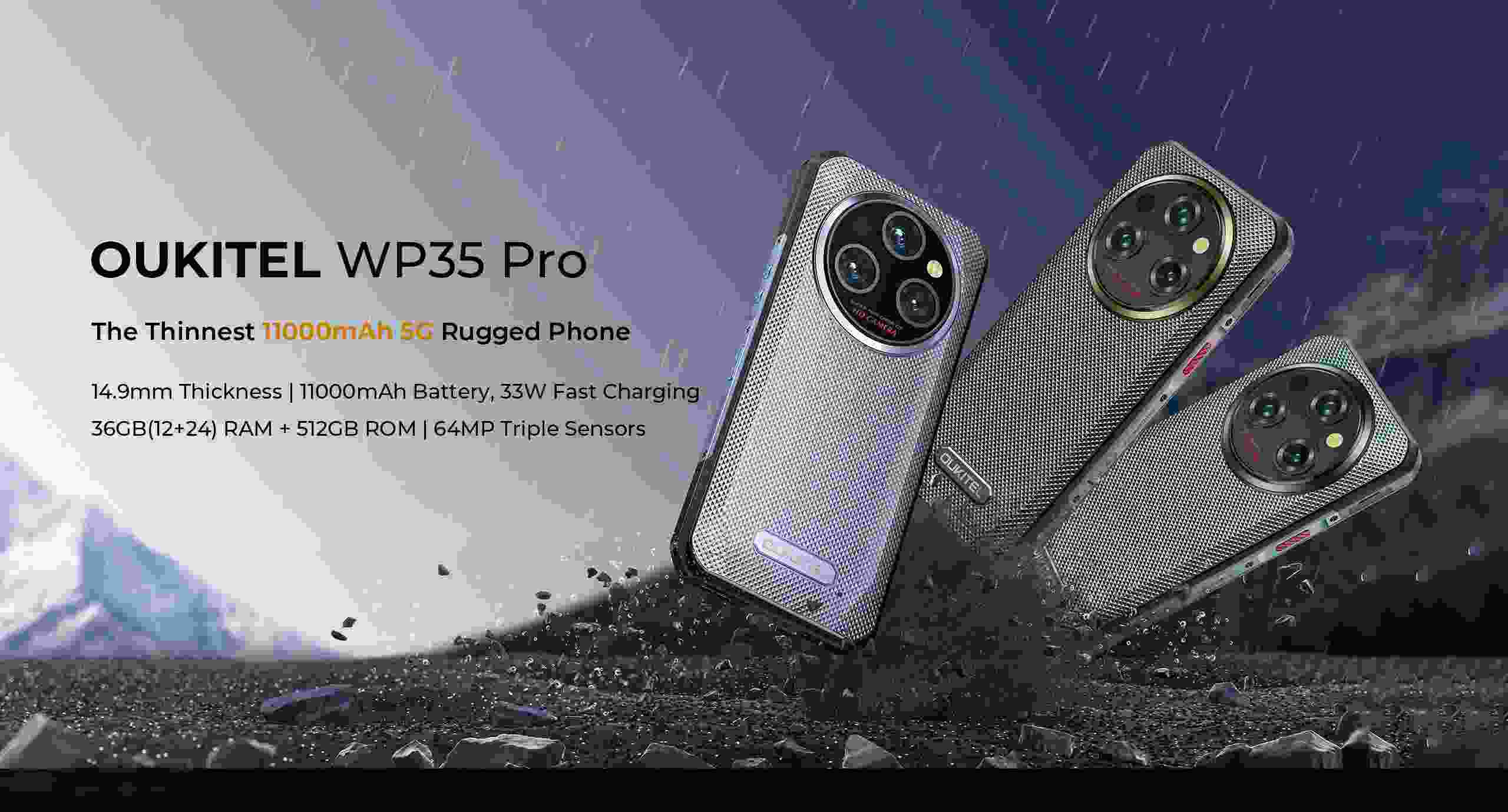 OUKITEL WP35 PRO: O 5G à Prova de Tudo!
