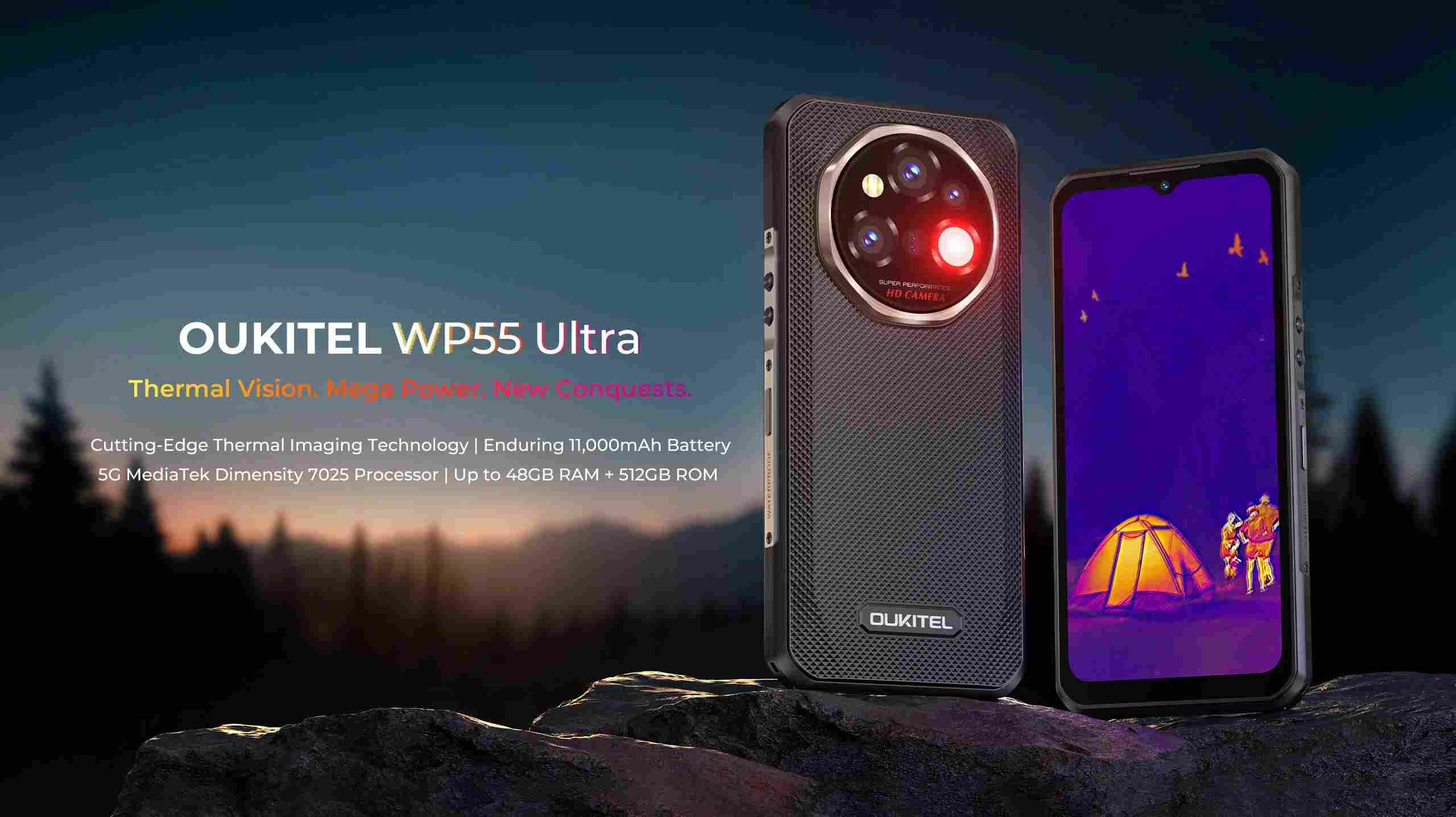 OUKITEL WP55 ULTRA: O 5G Robusto com Visão Térmica