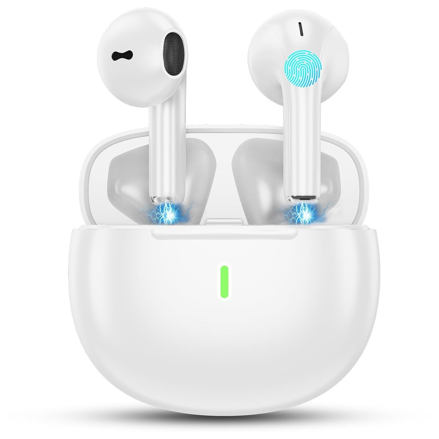 Fones de Ouvido Bluetooth Sem Fio: Liberdade Sonora com Estojo Carregador LED