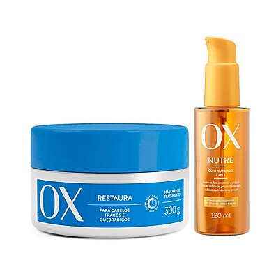 OX Restaura: Kit Cabelos Fortes e Nutridos