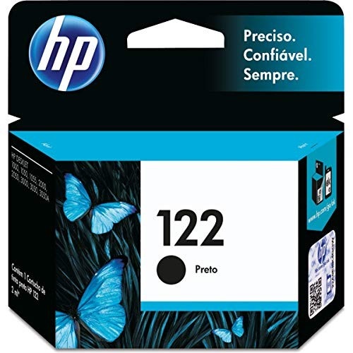 Cartucho Hp 122 Original Ch561hb preto p/ Deskjet 1000, 2050, 3050, 2000