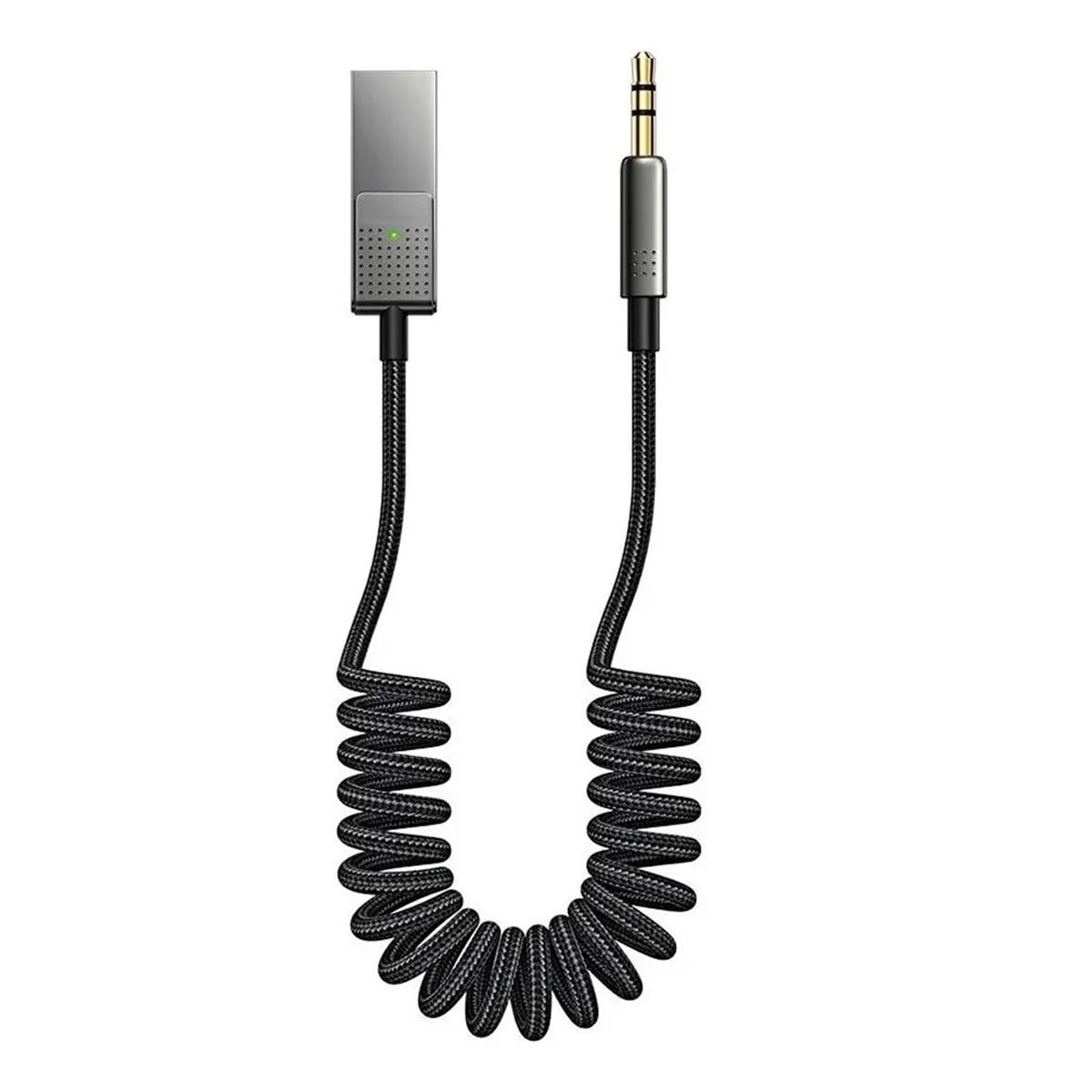 Adaptador Bluetooth 5.3 USB para Auxiliar de Carro P2: Som de Alta Fidelidade e Chamadas Viva-voz