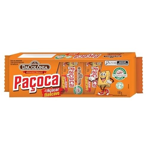 PACOCA RETANGULAR C/MASCAVO 180G