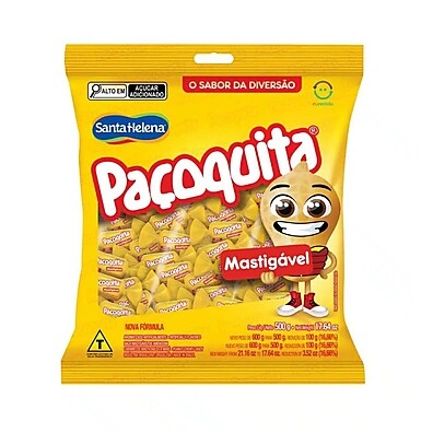 Paçoquita Amendoim 500g: A Paçoca Mais Amada em Bala!