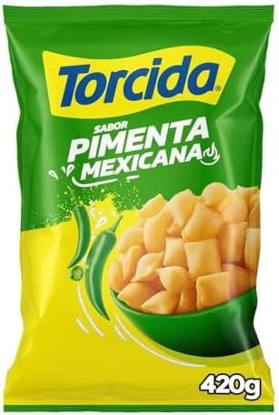 Salgadinho de Trigo Pimenta Mexicana Torcida Pacote 420g