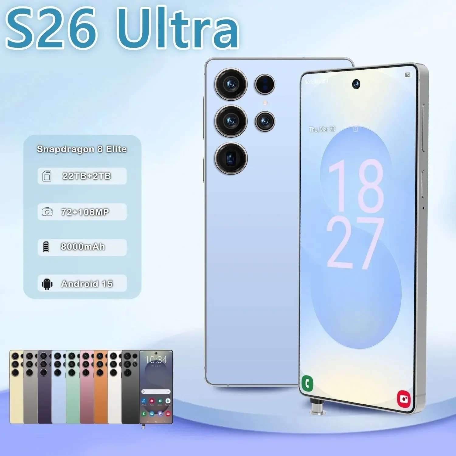 Pad S26 Ultra: Tablet 4G/5G com 2TB e Android 13