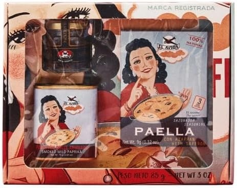 Kit Paella Presenteável Espanhol El Avion