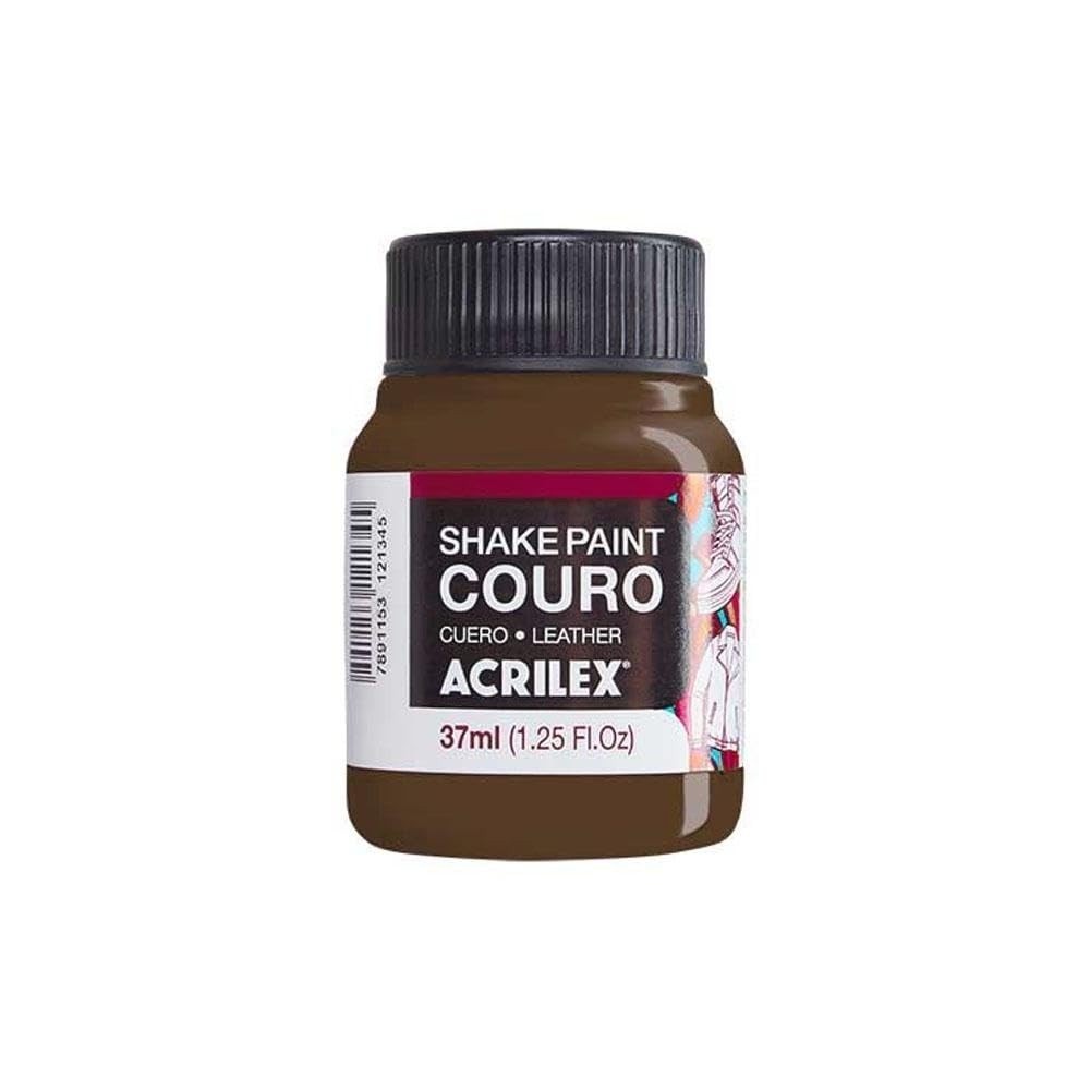 Tinta Couro 37ml Shake Paint - Acrilex [COR: CHOCOLATE - 814]