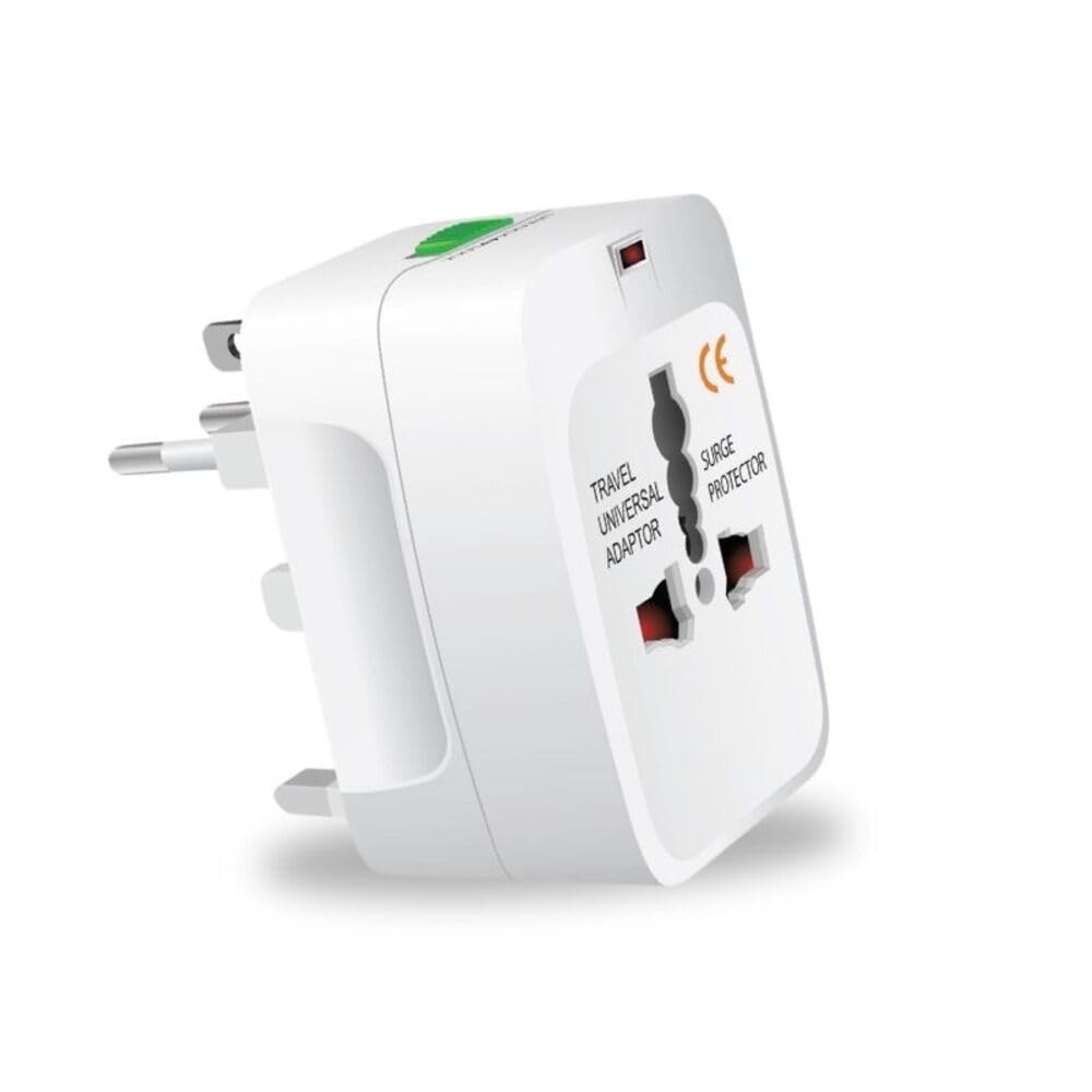 Kit 2 Adaptadores de Tomada Universal Premium: Viaje Conectado em +150 Países!