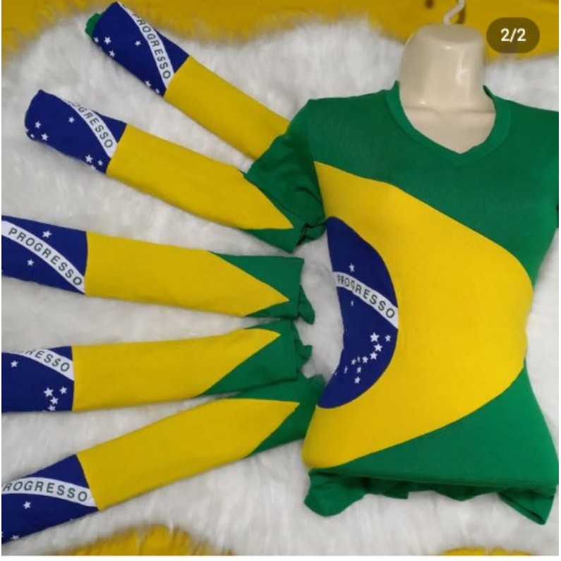 T-Shirt Brasil Copa do Mundo: Vista a Paixão!
