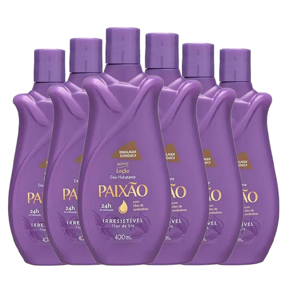 Paixão Irresistível: Hidratação Corporal 6x400ml