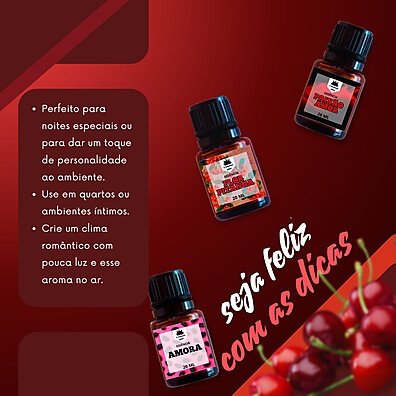 Essência Aromatizadora 3 em 1: Amora, Pitanga & Paixão