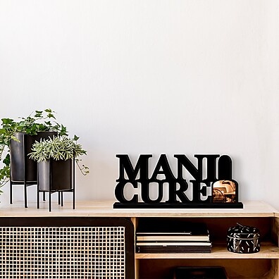 Palavra Decorativa Manicure – Decore com Estilo e Profissionalismo