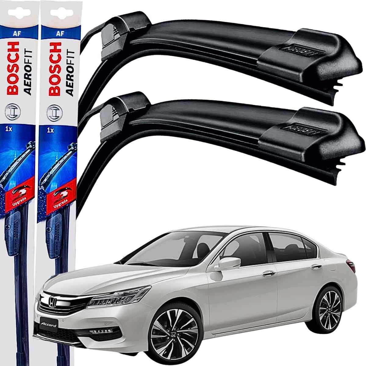 Palheta Limpador Parabrisa Bosch Aerofit Original Honda Accord 2013-2017 (Par Dianteiro)