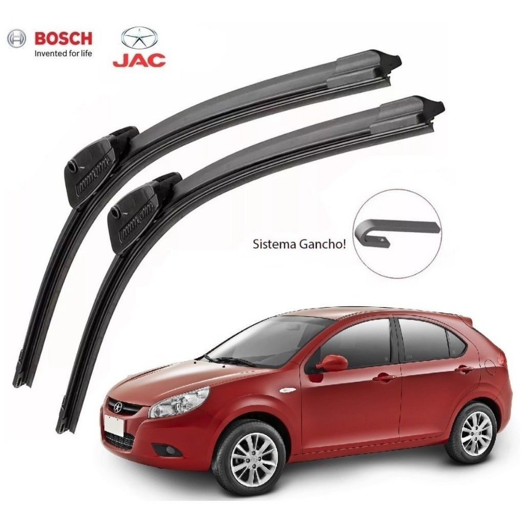 Palheta Bosch Jac J3 2011-2016: Visibilidade Impecável