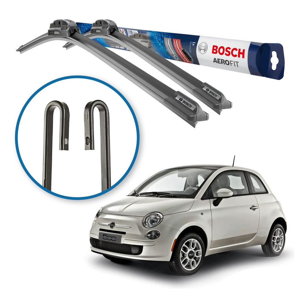 Palheta Limpador Parabrisa Original Silicone Bosch Fiat 500 2012-2018